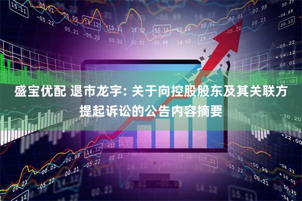 盛宝优配 退市龙宇: 关于向控股股东及其关联方提起诉讼的公告内容摘要