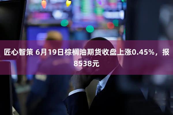 匠心智策 6月19日棕榈油期货收盘上涨0.45%，报8538元