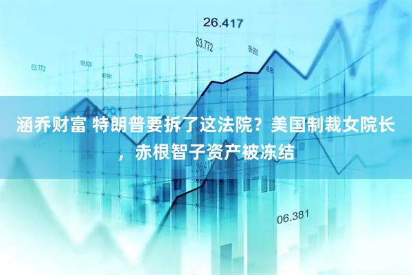 涵乔财富 特朗普要拆了这法院?美国制裁女院长,赤根智子资产被冻结